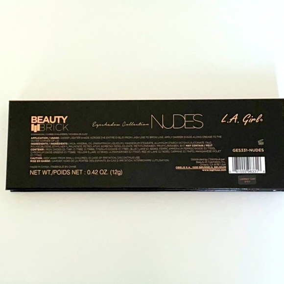 L.A. Girl Nudes Eyeshadow Palette NWOT - Picture 3 of 3